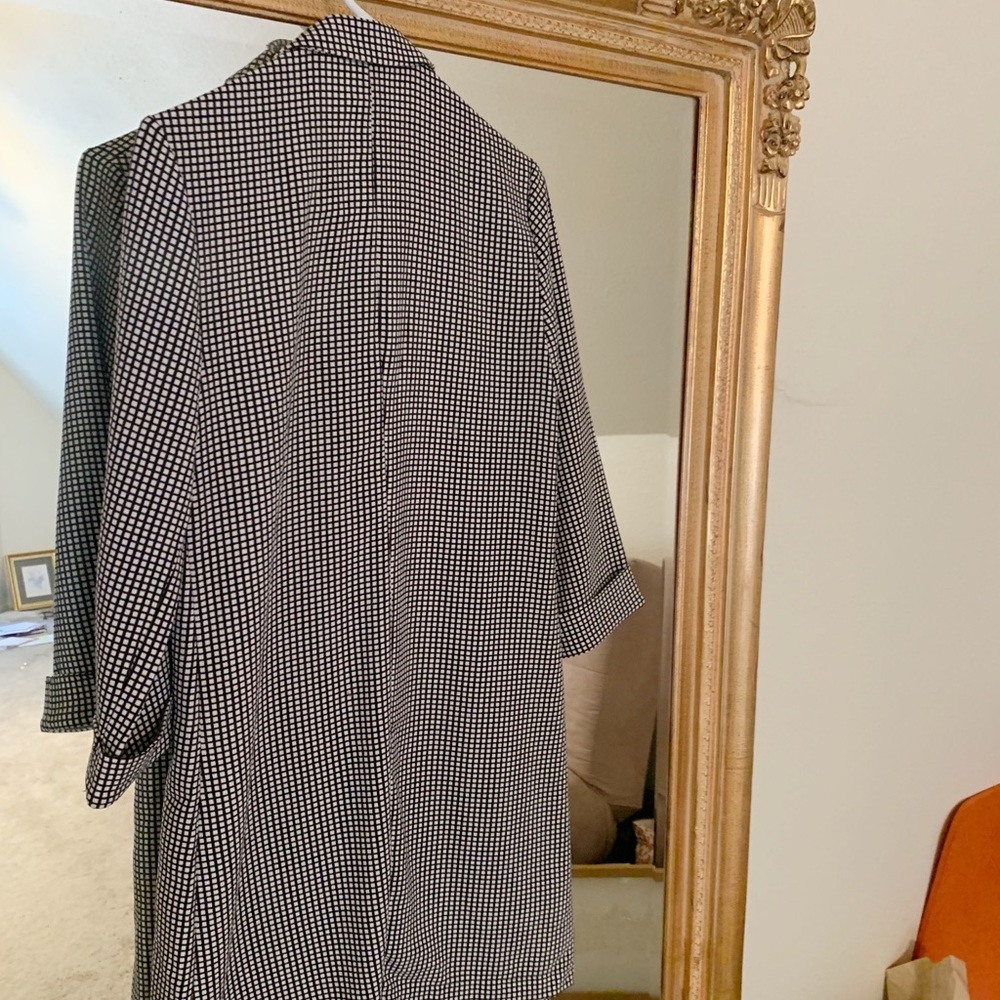 Checkered coat